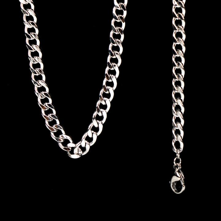 Glory_Arden [Unisex] Surgical Steel Heavy Chain Necklace / Ghmn-101-1