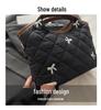 Koreaanse Ruit Herfst/Winter Handtas - High-End Geborduurde Kleine Tote