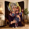 Play Chucky Slasher 1988 Warm Blanket  Picnic Plush Throw Blanket Fluffy Living Room Flannel Bedspread Sofa Bed Cover
