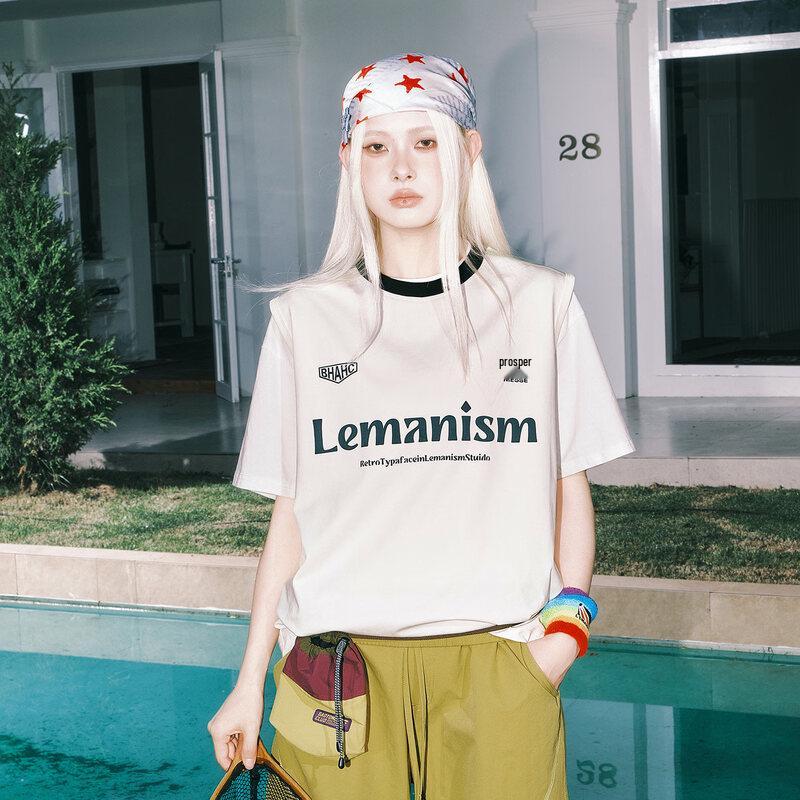 LEMANISM American Letter Sleeveless Tank Top M