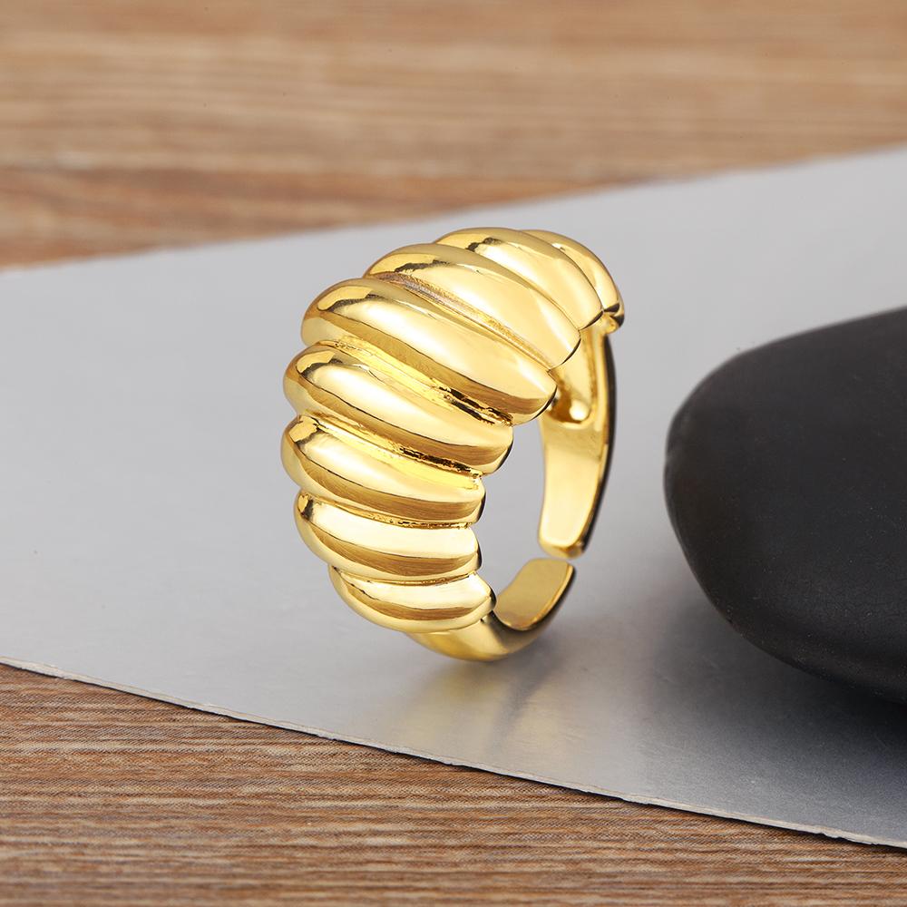 

Nidin New Fashion Belt Shape Irregular Geometric Open Rings Adjustable For Women Men Creative Trend Finger Jewelry Accessories resizable