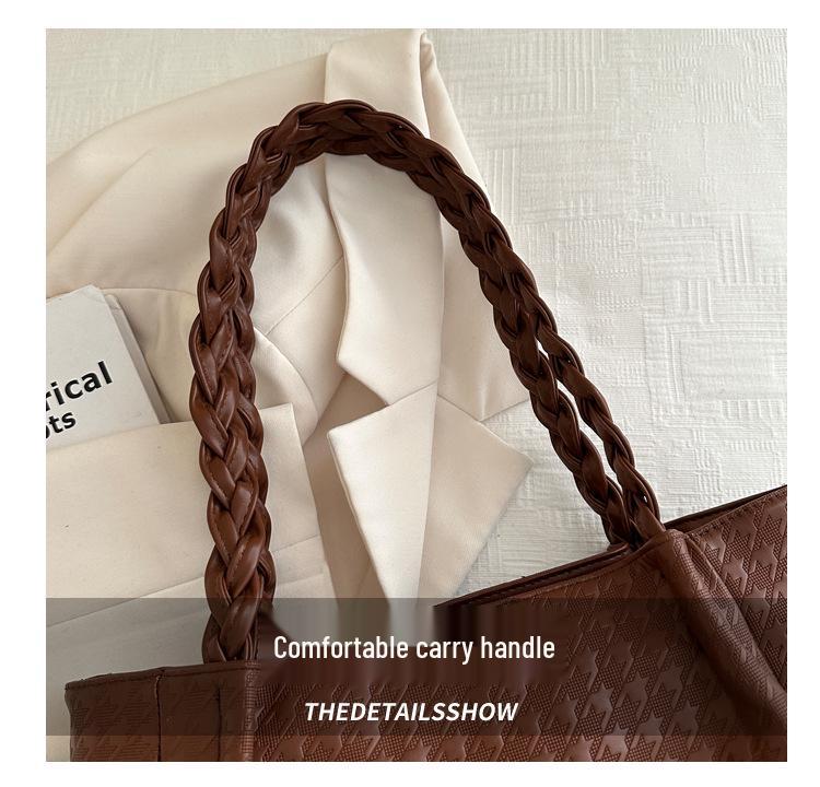 2025 Large Capacity Women's Soft Leather Shoulder Bag - Fashionable Handbag for Students