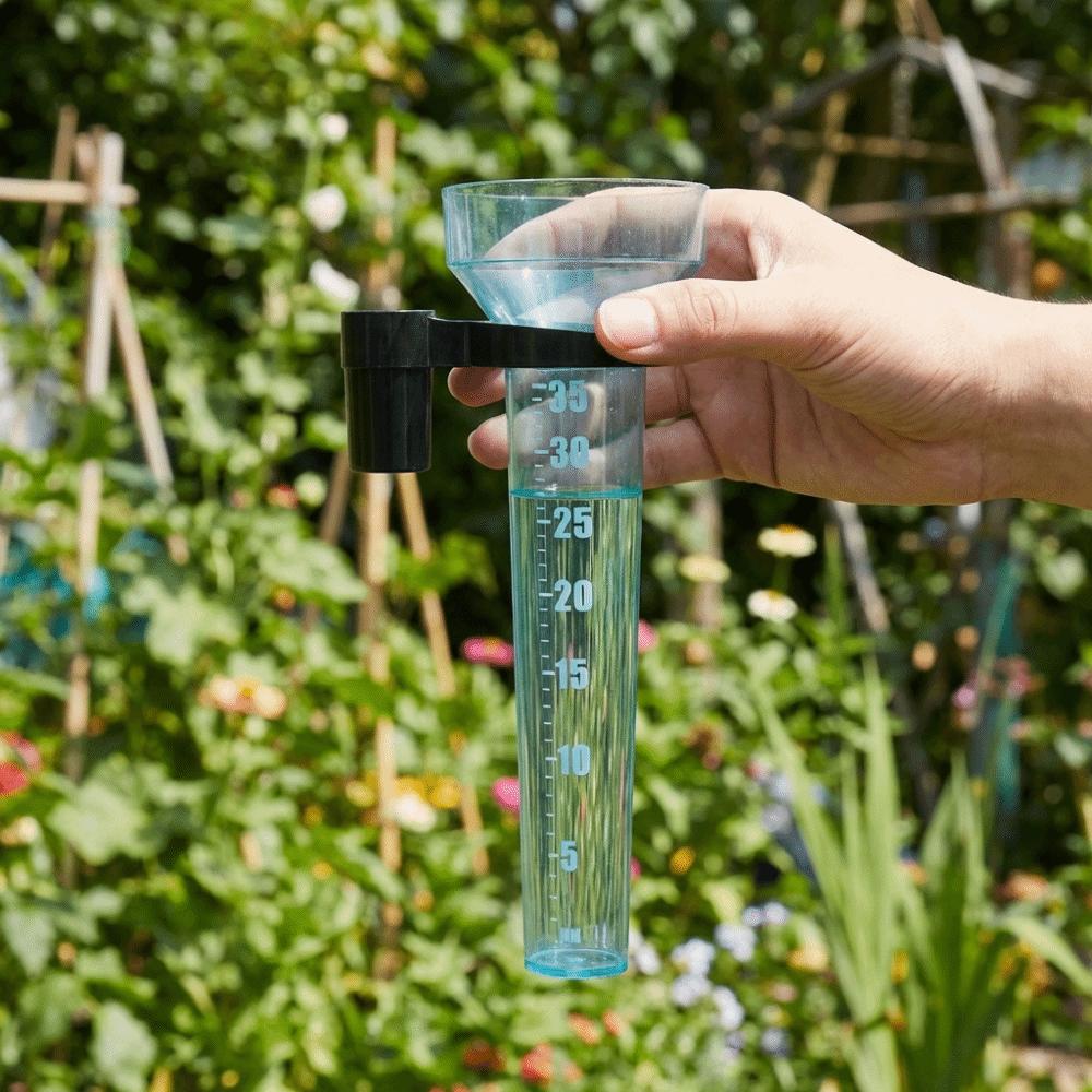 Portable Rain Gauge Cup Plastic Lawn Rainfall Gauge Gardening Rainwater Meter  Collect Rainwater