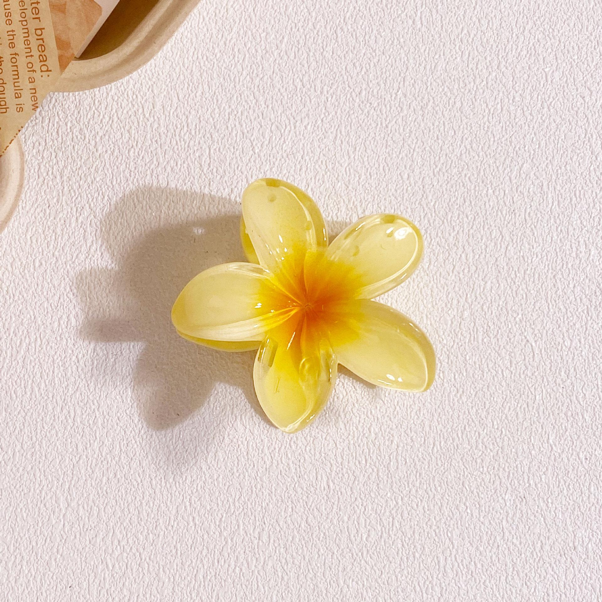 

1 шт. Цветочные заколки для волос коготь пластиковая заколка для девочек краб летняя пляжная вечеринка корейские аксессуары для волос свадьба день рождения подарок