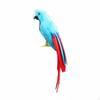 Feathered Parrot Figurine Handmade Artificial Decoration Colorful for Party, Garden, Patio a