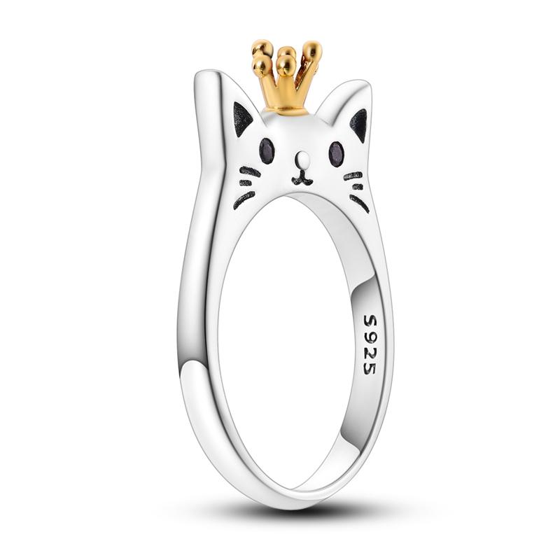 copper Ring Ideal For Woman Star Shape Cat Butterfly Zircon Authentic Rings Wedding Anniversary Gift Jewellery