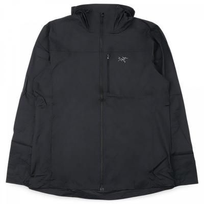 Arcteryx Squamish Windjacke mit Kapuze Schwarz X000010276