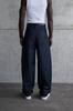 Men's Basic Balloon Fit Baggy Jeans - Dark Blue S