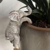 M-Modern-Elephant Hanging Flower Pot Charming Balcony & Garden Decor,Adorable Animal Sculpture, Ideal Gift For Elephant Lovers
