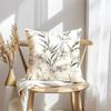 French Retro Print Cushion Cover Pillowcase Ultra Soft Skin Friendly Fabric Cloud Like Comfort & Concealed Zipper