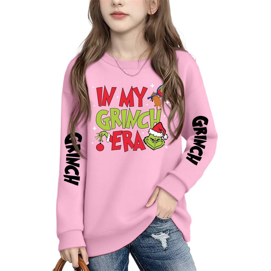 Boys Girls Child Fashion Daily Versatile Casual Crewneck Sweatshirts Daily Long Sleeve Patchwork Top Sweatshirts