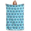 Kaugummigesicht Cartoon Decken Fleece Weiche Kuscheldecke für Draußen Reisen Bettteppich