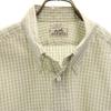 HERMES Made in France Old Check Pattern Long sleeve Button down shirt 42 Men's Used