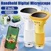 Portable Handheld Digital Microscope 2 Inch IPS Screen Mini Portable Microscope  Science Experiment