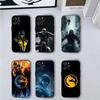Mortal Kombat Phone Case For iPhone 16,15,14,13,12,11,Pro,X,XS,Max,XR,Plus,Mini Soft Black Cover