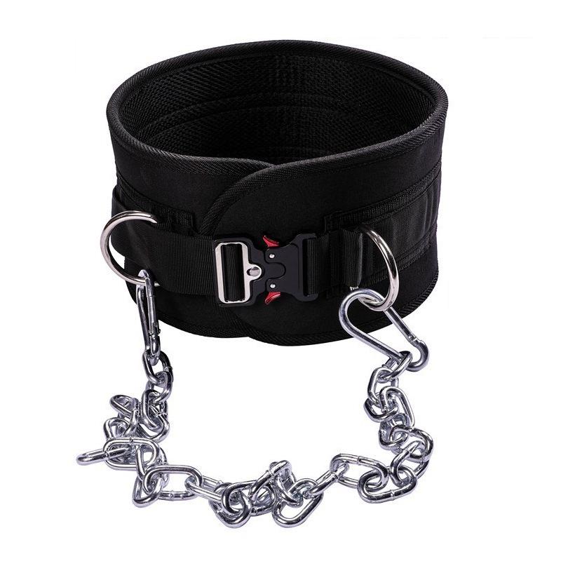 Weighted Fitness Belt for Pull-Ups & Squats with Thick Chain