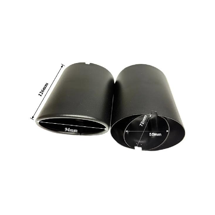 1Pcs Muffler Tip For Toyota RAV4 XA50 2019-2023 Matte Black Exhaust Tip Stainless Steel Muffler Tail Pipe Nozzle Car Accessories
