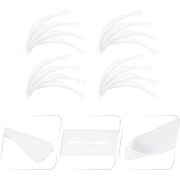 Uonlytech 50pcs Foam Padded for Hangers Clothing Hanger Sleeve Clothing Protectors Sponge Cases Shoulder Hanger Covers for Hanging Dresses Sweaters