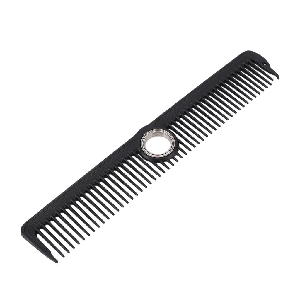 Drehbarer Schneidekamm Professionelles Friseurwerkzeug Flexibler Friseurkamm für Alle Haartypen Männer Frauen Schwarz