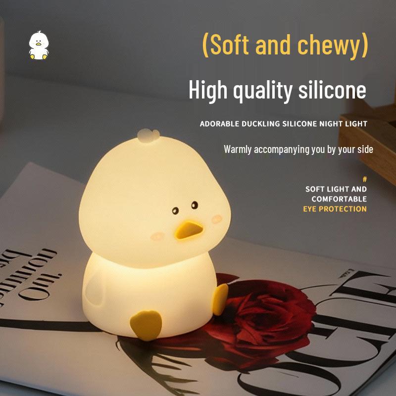 Little Duck Silicone Night Light & Stress Relief Lamp