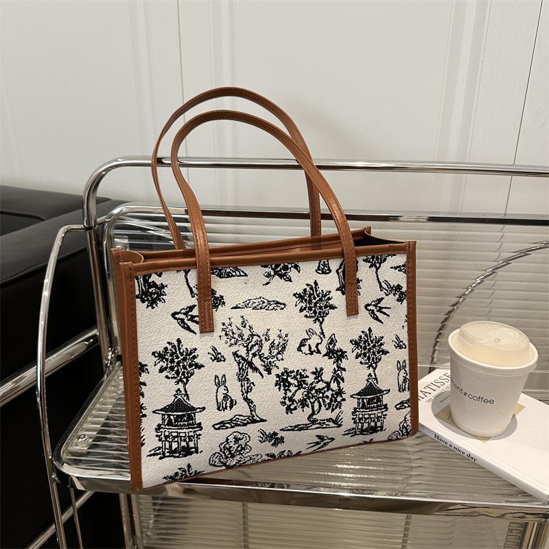 

Весна новая мода повседневные женские сумки большой вместимости, красивые плечевые сумки подмышку, сумки, сумки-тоут коричневый