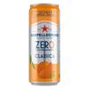 Bebida gaseificada aranciata zero 330ml - san pellegrino