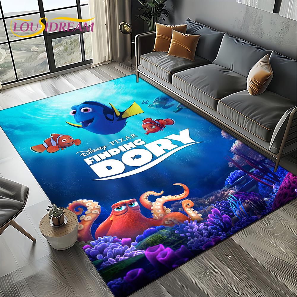 27 Style Cute Finding Nemo Cartoon Sea World Carpet Rug for Bedroom Living Room Home Sofa Decoration,kids Large Decor Floor Mat