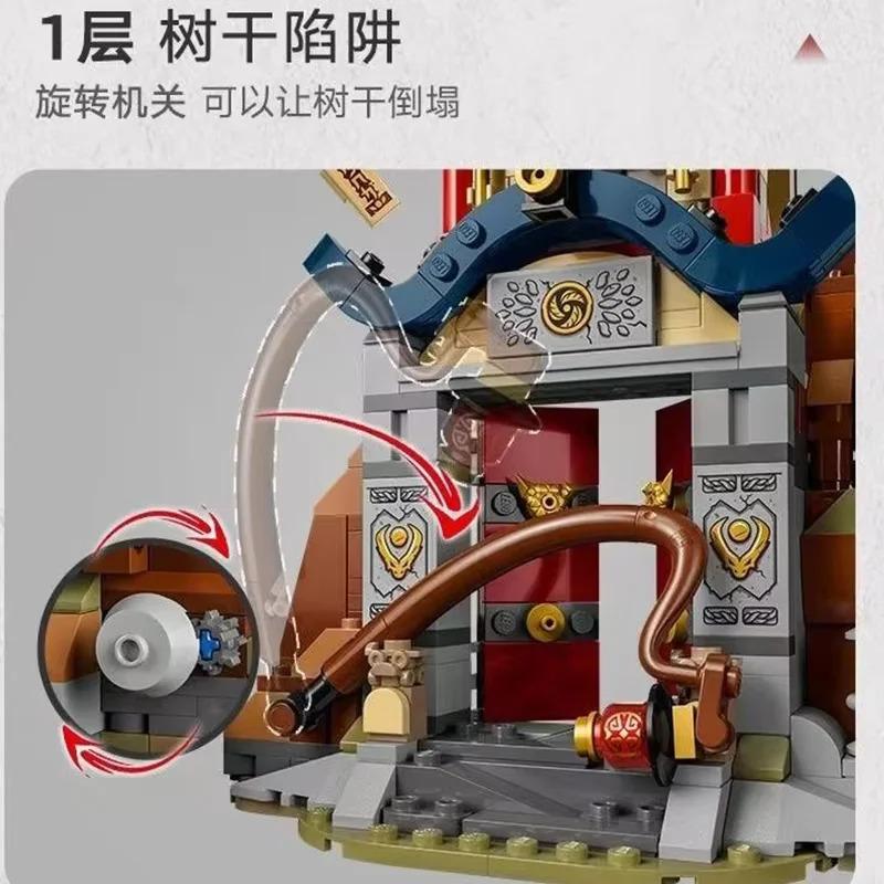 MOC Sets Ninja Series Building Blocks Temple of the Dragon Energy Cores Tree House Children's Toys Assembling Gifts 71795