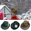 Oktoberfest Hat Jazz Hat Bowler Hats Curled Halloween Costume Cosplay CapS Costume Caps for Role Play Cosplay Halloween Party