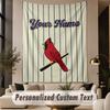 Custom Text Tapestry St. Louis Cardinals Print Wall Tapestry Indoor Living Room Wall Decor