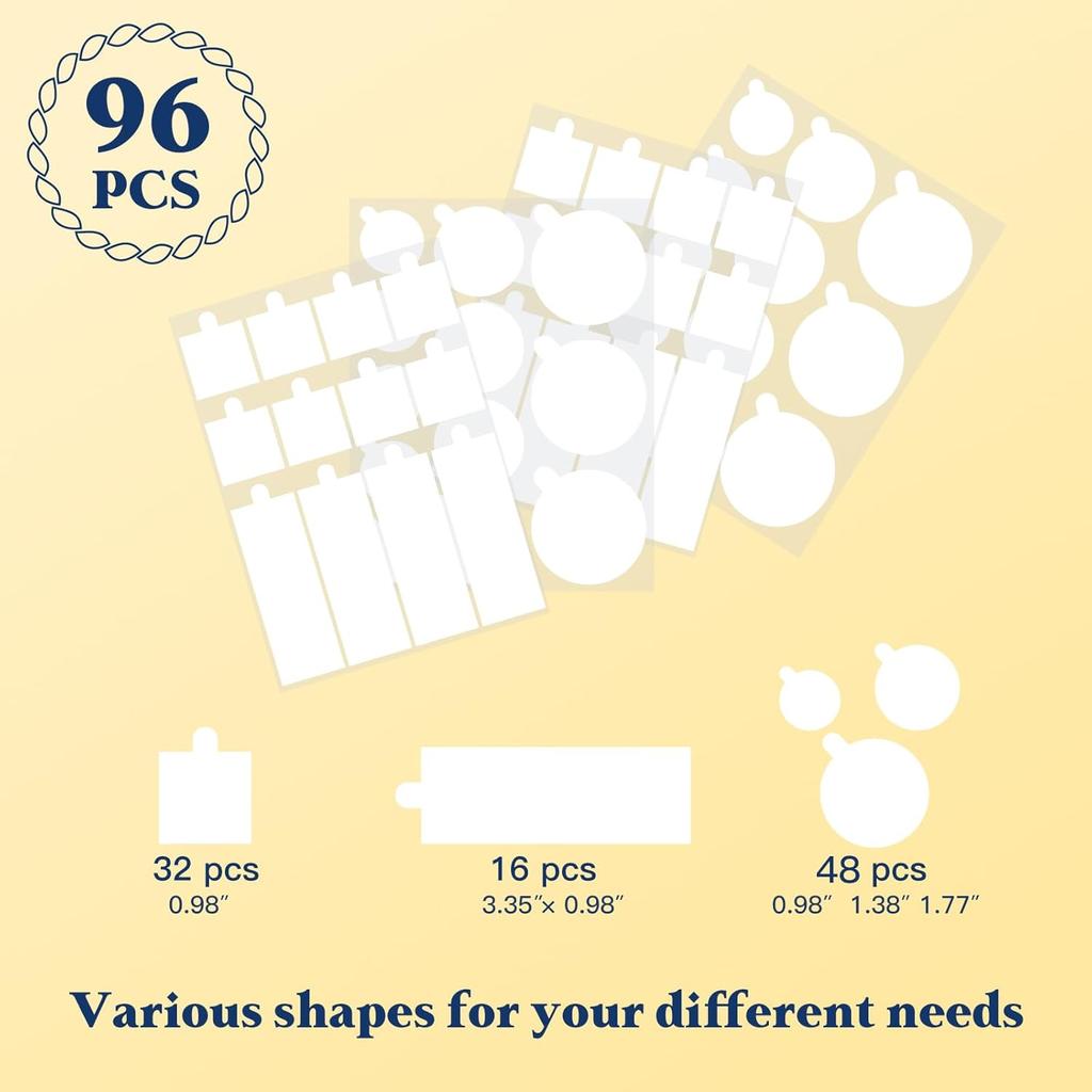 Clear Double Sided Nano Tape,Museum Adhesive Putty, Nano Sticky Tack, Strong Self Adhesive Sticky Dots Strips, Poster Mounting Putty for Wall