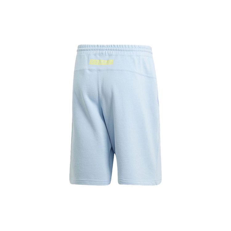 Adidas Originale Clover Sportlich Lässig Atmungsaktiver Strick Komfort Lockere Shorts Herrenshorts Blau DV1942