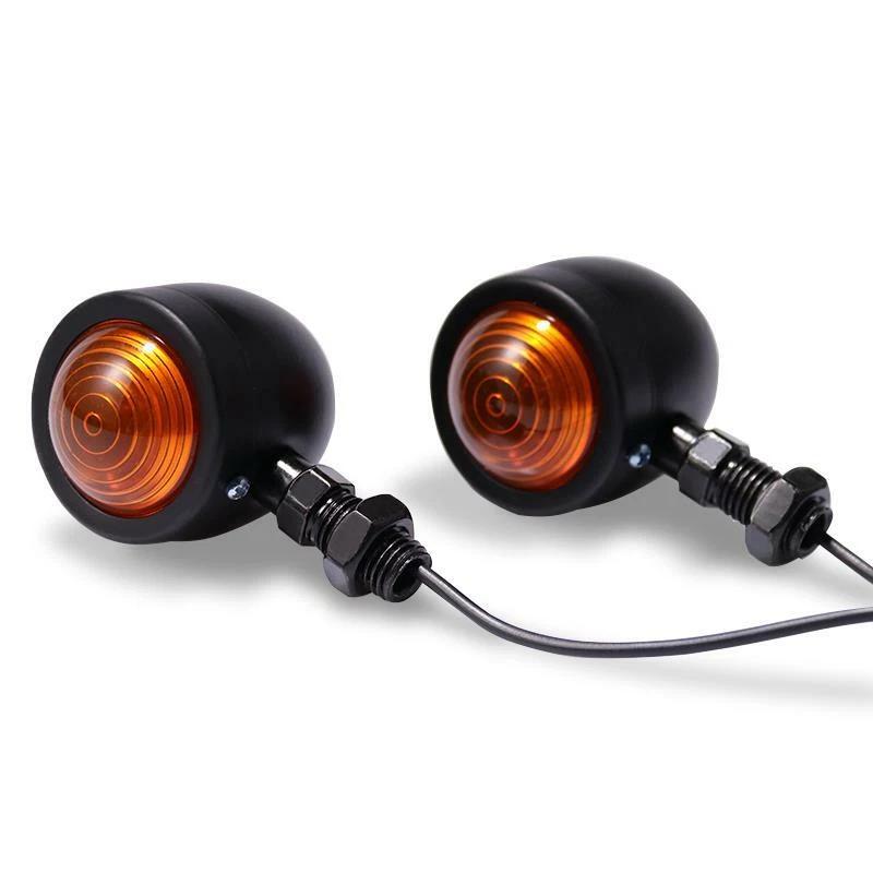 2PCS Motorcycle Turn Signals Motorcycle Accessories Universal 12V Single Wire Turn Signals Lights Motorcycle Rear Tail Light