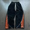 Versatile Drawstring Wide Leg Straight Sweatpants Khaki Streetwear Hip Hop Casual Unisex