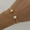 JYL Bracelet Bangle Accent Open Design Minimalist Look Brings Elegance & Blessings