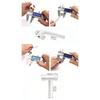Heavy Duty Steel Triangular Head Wrenches For Train Electrical Elevator Nut Professional Tool Set