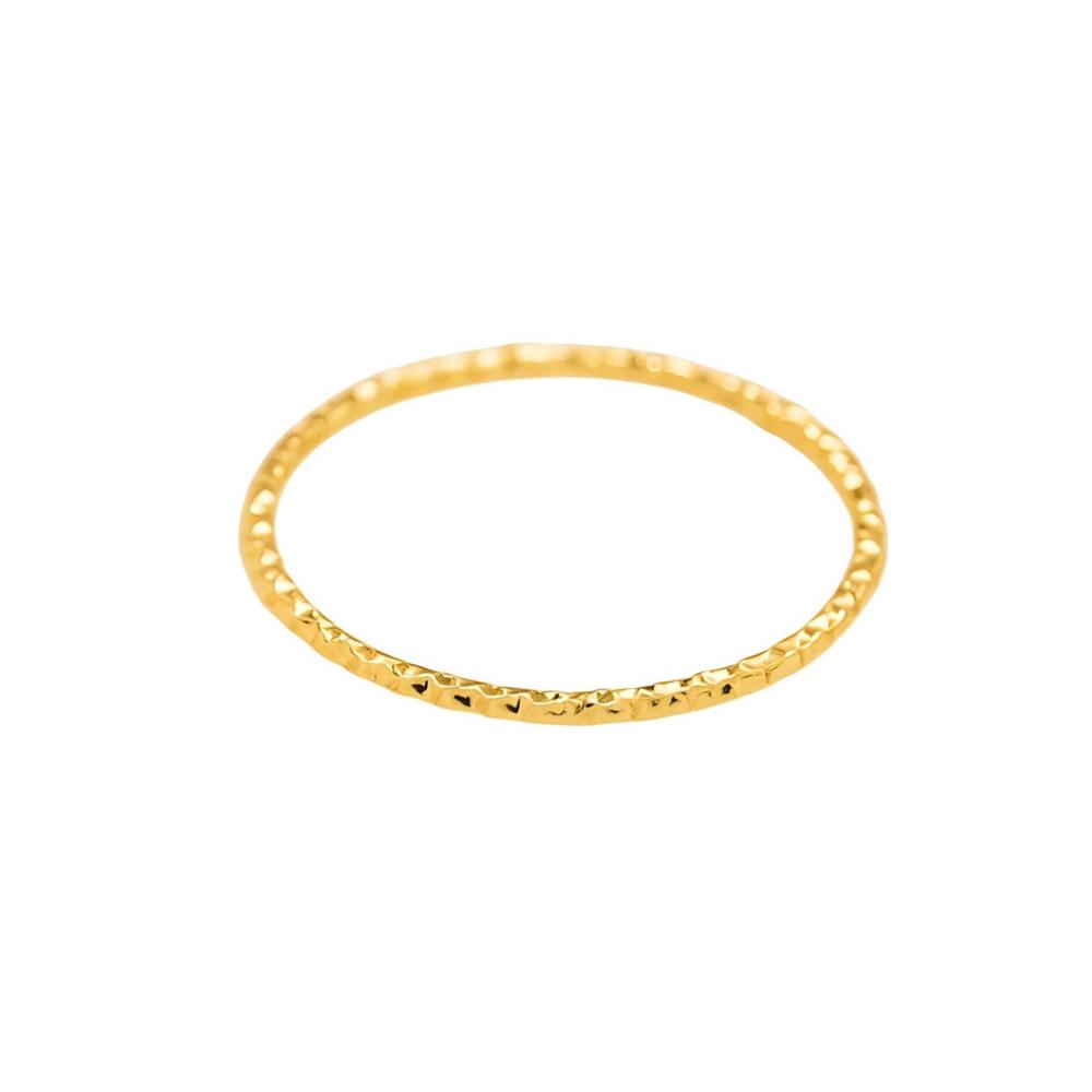 Mariasz Minimalist 0.8mm Thin Sparkle Stackable Stainless Steel Rings for Women Faceted Non-tarnish Jewelry Accessories Gifts