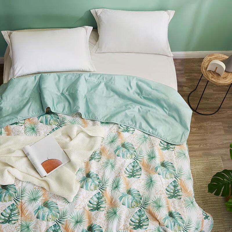LUOLAI Fantasy Island Antibacterial Tussah Silk Summer Quilt