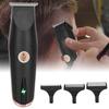 Profesjonalna Elektryczna Maszynka do Włosów Olejowa Trymer do Włosów z Głowicą T-Blade Ładowanie USB Narzędzie do Strzyżenia Włosów Barbera Czarna