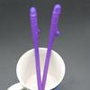 20Pcs Funny Food Drinking Straws Grade BPA Free Unique Shape Smooth Edge Novelty
