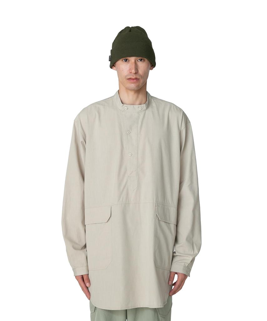 Jacket TAKIBI Light Ripstop Pullover Size M IVORY Festival Camping Outdoor [Snow Peak] SH-25SU102