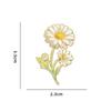 Elegant Botanical Enamel Flower Pins Assorted Plant Lapel Brooches Nature Badges For Womens  Jewelry Accessories