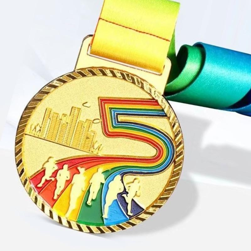 Metal Gold Silver Bronze Award Medals with Ribbon, Winner Medals for Children Teens Event, Classrooms, Office and Sports