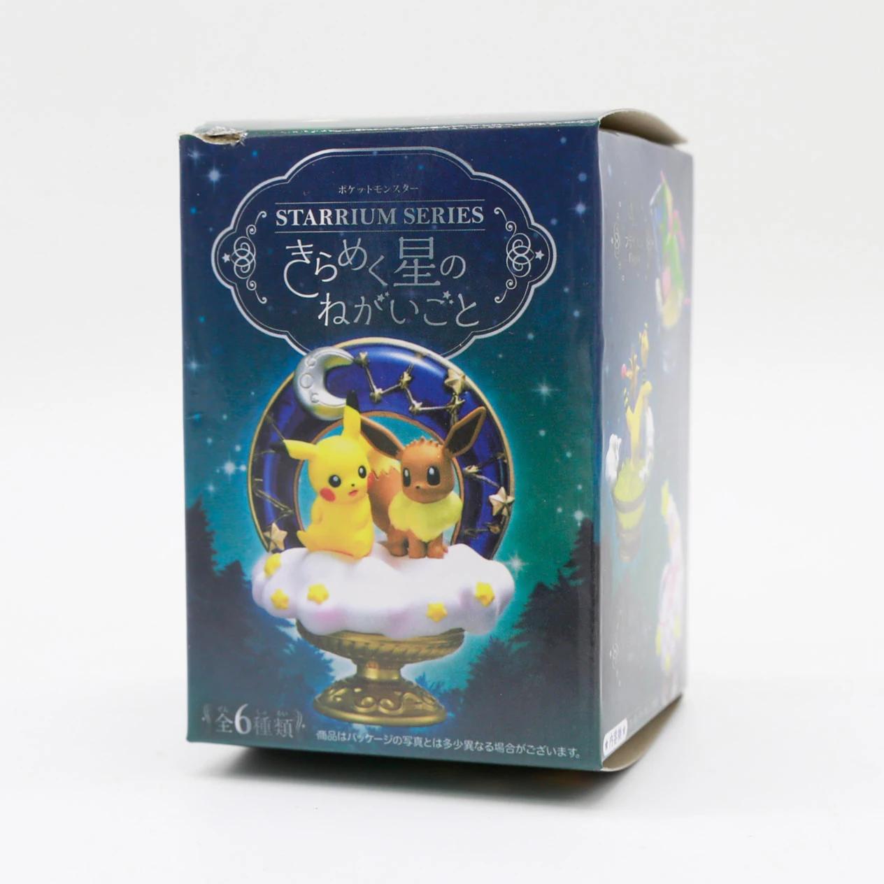 

Миниатюрная серия Покемон Старриум Реквизит для сцены Милая фигурка Слепая коробка Амфарос Флайгон Понита Плюсл Минун Мью Пикачу Детская игрушка