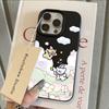 HOT Ins Korean Puppy Cool Lichee Leather Pattern Phone Case For Samsung S26 S25 S24 S23 S22 S21 S20 S10 Plus FE Ultra 4G 5G