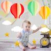 3D Heart & Hot Air Balloon Ornaments for Kindergarten Birthday Party Decor