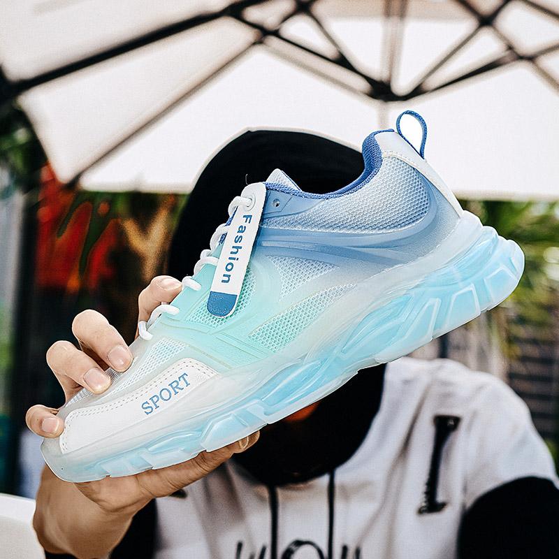 Fashionable Casual Explosion Style Four Seasons Trend Cool And Easy To Wear With Flying Woven Sports Breathable Men 'S Shoes