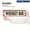 Retro Metal Wall Art for Home Office Beer Bar Decor