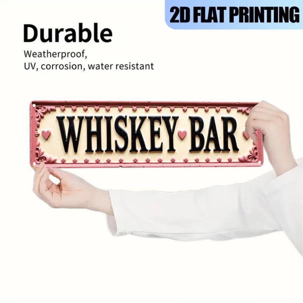 Retro Metal Wall Art for Home Office Beer Bar Decor