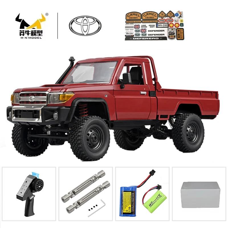 RE02The New MN MN82s MN82 Genuine Toyota LC79 Pickup Remote Control Mode Four-wheel Drive Off-road Mountain Bike Toy Christmas Gift